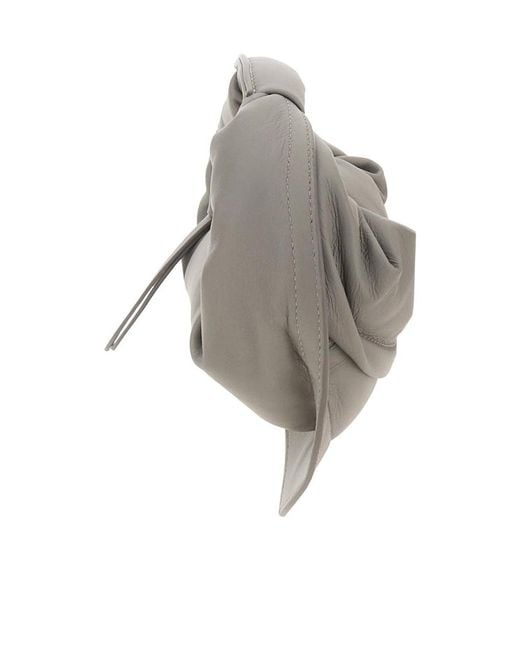 FEDERICO CINA Gray Tortellino Mini Tote