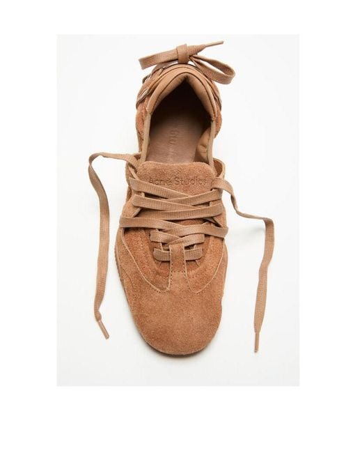 Acne Brown Lace-Up Shoes