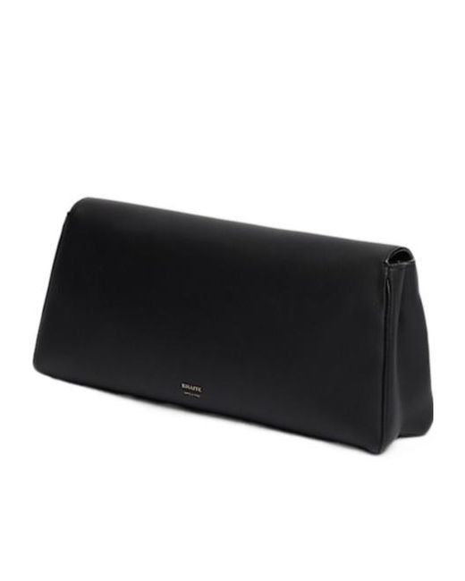 Khaite Black Lori Leather Shoulder Bag