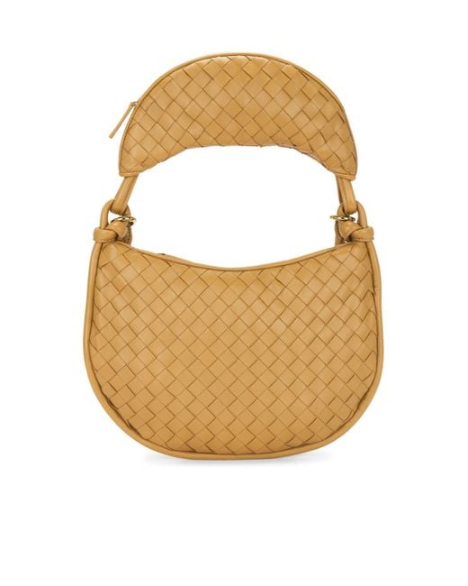 Bottega Veneta Metallic Medium Intrecciato Shoulder Bag