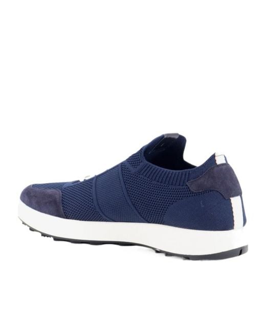 Kiton Blue Ciro Paone Low-Top Sneakers for men