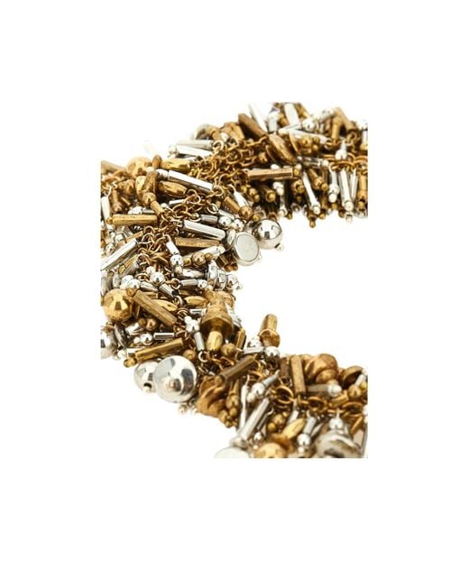 Dries Van Noten White Beaded Necklace