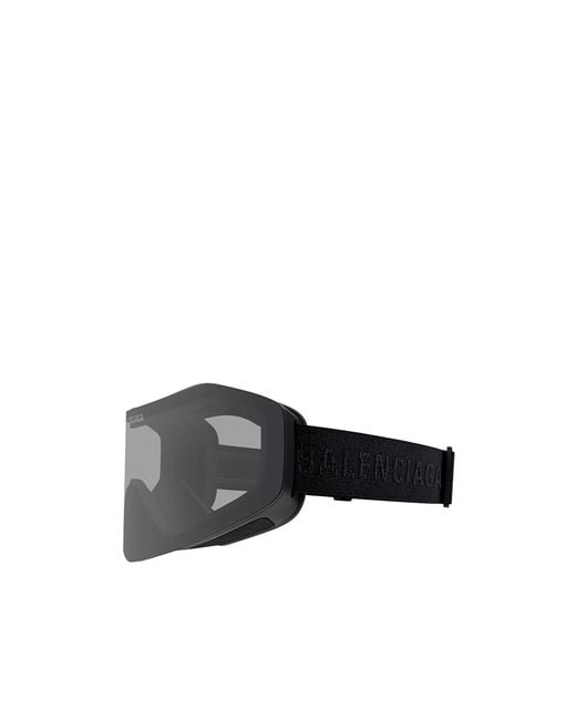 Balenciaga Gray Eyewear Ski Mask Goggles for men