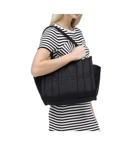 Marc Jacobs Black The Puffy Medium Tote Bag