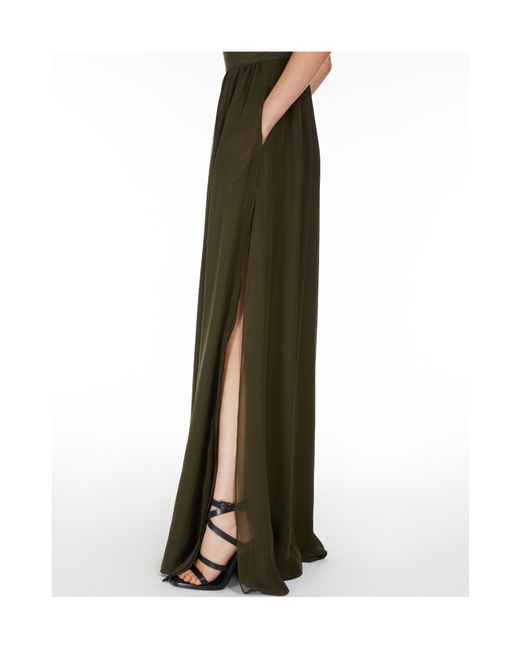 Max Mara Green Argenta Panelled Jumpsuit