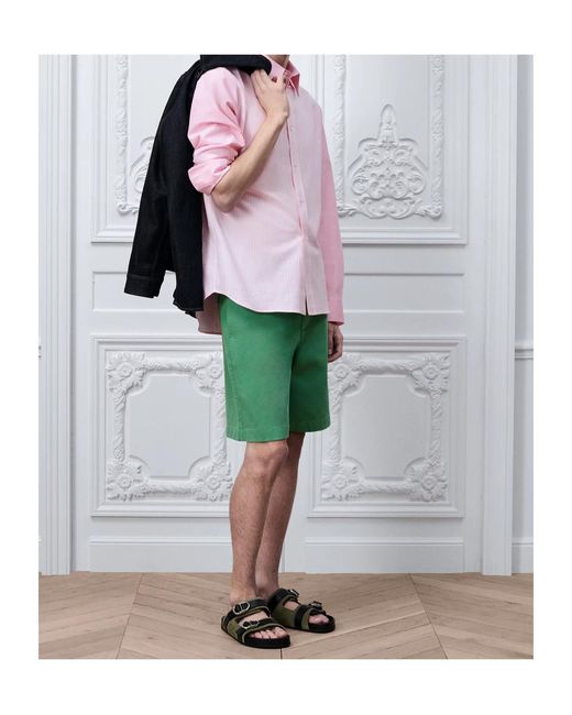 Dior Green Iviera Chino Shorts for men