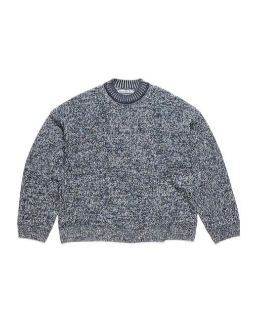 Acne Gray Jacquard Jumper for men