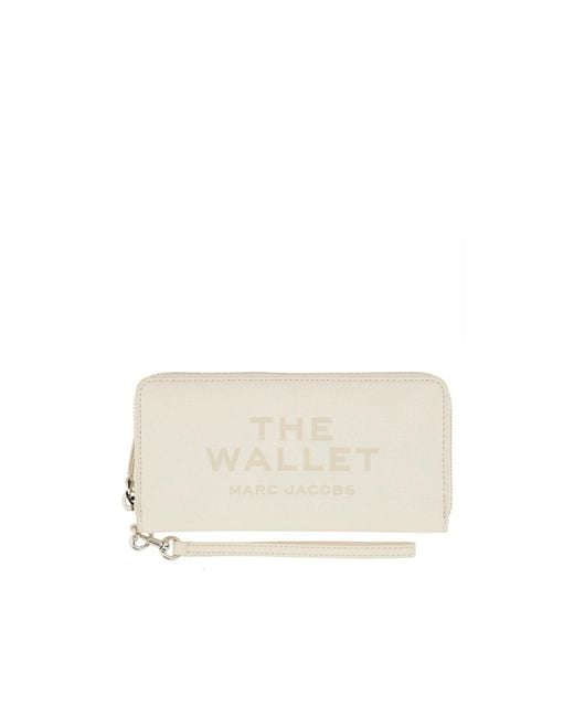Marc Jacobs White Continental Zipped Wallet
