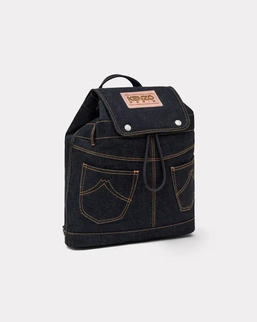 KENZO Black Five Pockets' Backpack for men