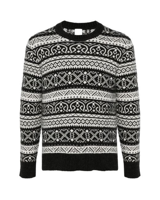 Eleventy Gray Long-Sleeved Sweater for men