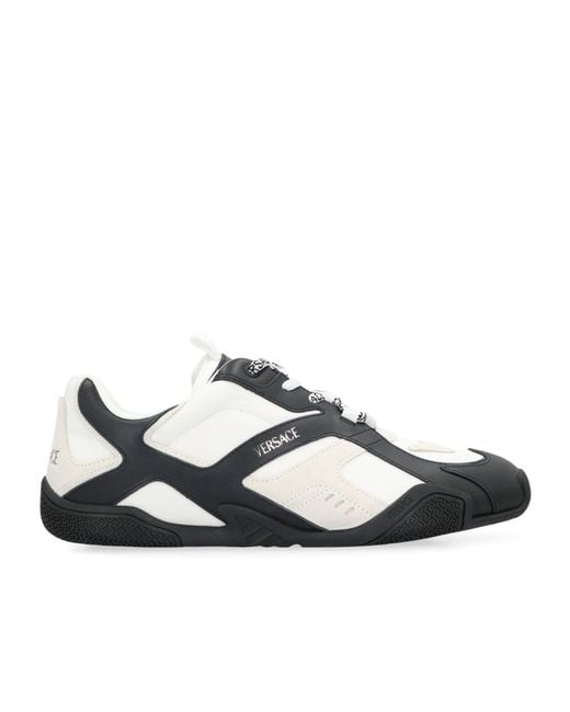 Versace Multicolor Galaxia Panelled Lace-Up Sneakers for men