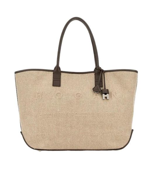 Hogan Natural Address Medium Shopping Bag