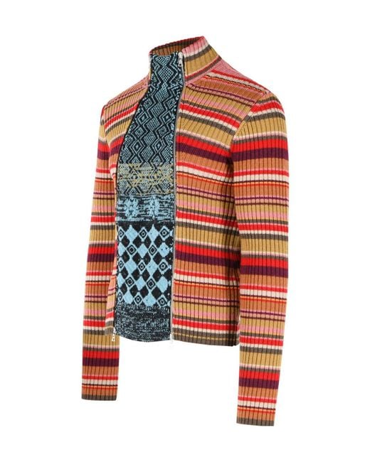 Dries Van Noten Red Turtleneck Sweater for men