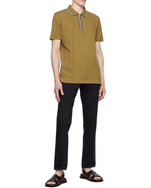 Paul Smith Natural Ps Paul Smith Broad Stripe Zebra Mid Fit Chinos for men