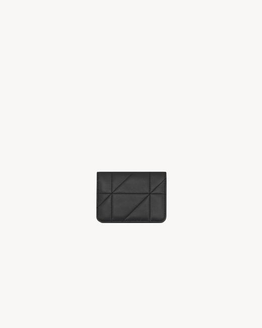 Saint Laurent Black Jamie Bi-Fold Card Case