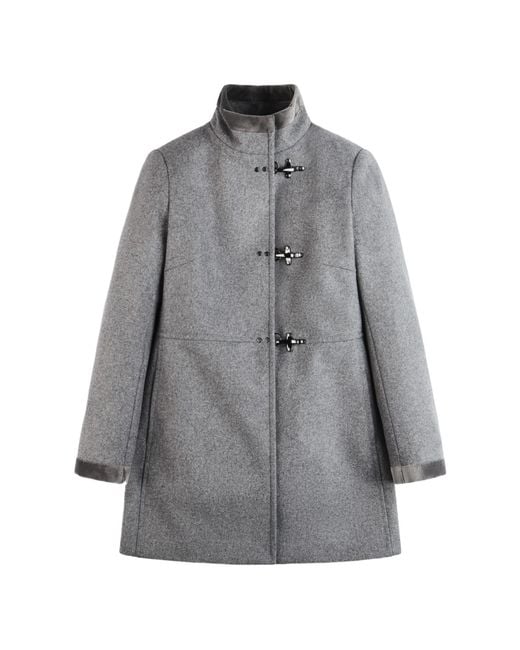 Fay Gray High-Neck Jacket