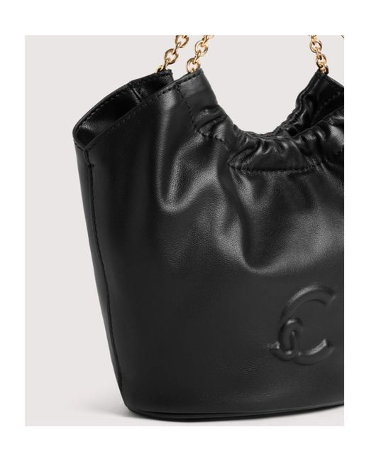 Coccinelle Black Smash Mini Tote Bag