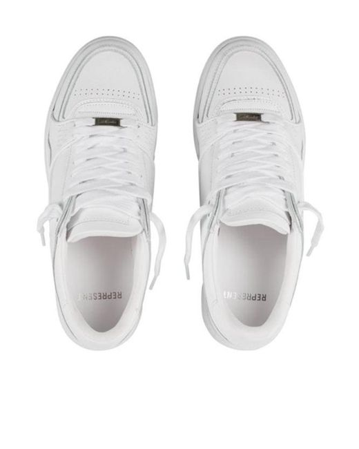 Represent White Low-Top Trainers for men
