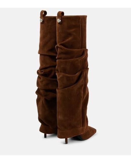 The Attico Brown Rea Knee-High Boots