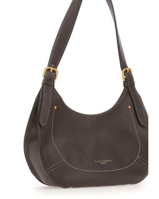 Gianni Chiarini Gray Gabry Curved Shoulder Bag