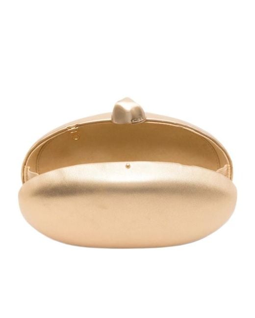 Cult Gaia Natural Oval Shoulder Bag