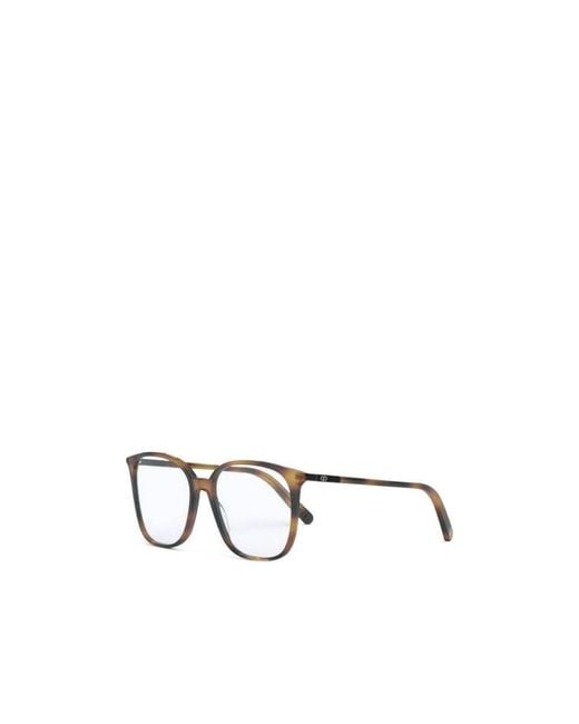 Dior Black Eyewear Square Frame Glasses for men
