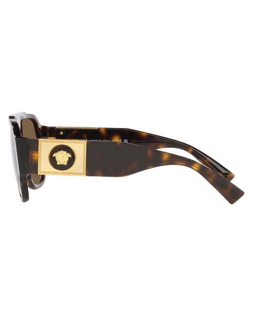 Versace Multicolor Eyewear Pilot Frame Sunglasses