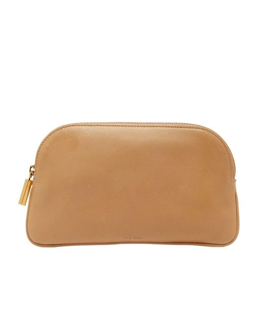 The Row Natural Logo Clutch