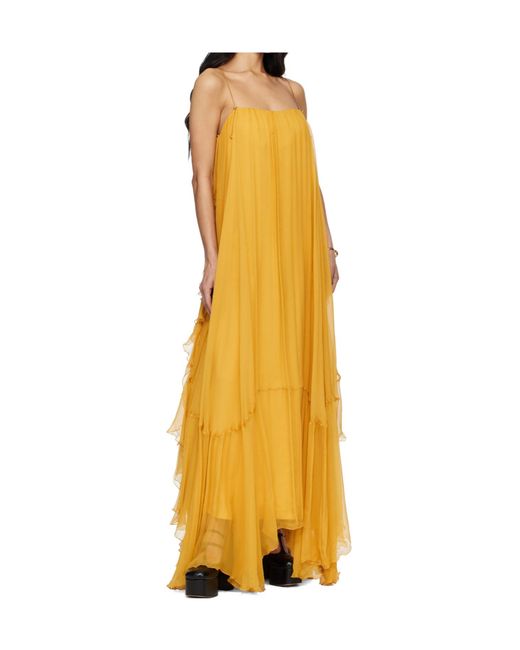 Chloé Yellow Sleeveless Dress