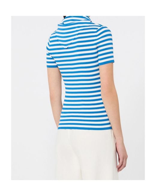 Max Mara Blue Striped Sweater