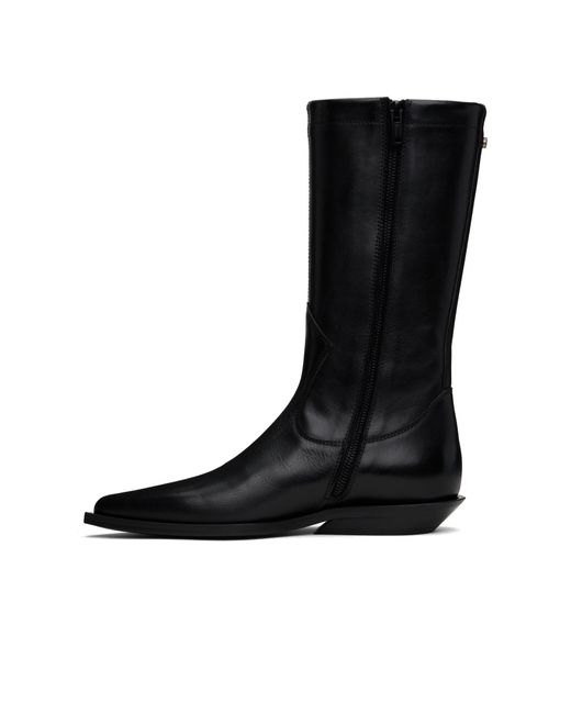 Ann Demeulemeester Black Jani Pointy Cowboy Boots