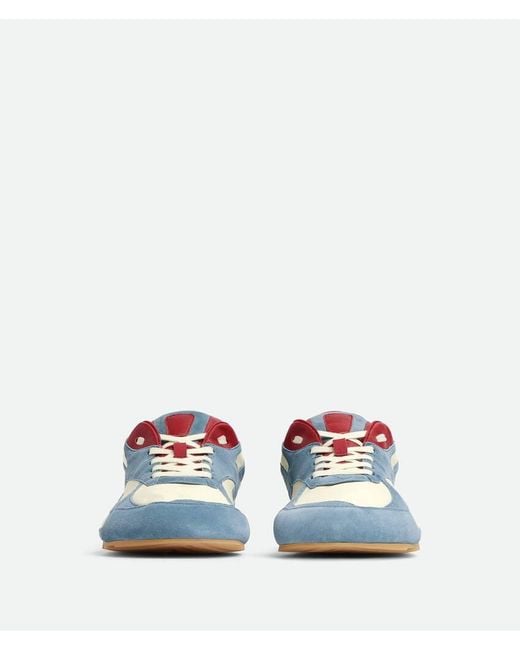 Bottega Veneta Blue Orbit Flash Low-Top Sneakers for men