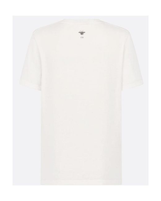 Dior White 'Non Je Ne Regrette Rien' T-Shirt