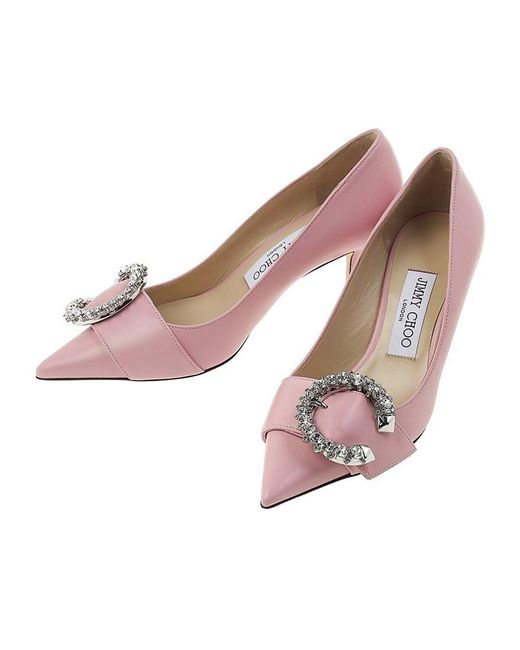 Jimmy Choo Pink Pointed High Heels