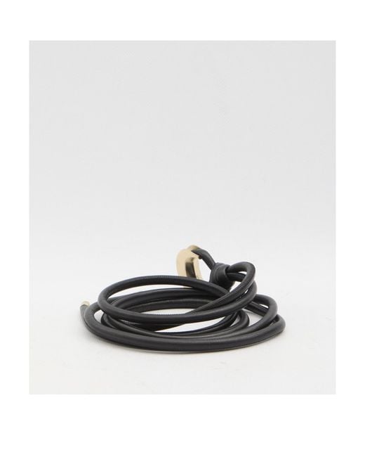 Golden Goose Deluxe Brand White New Tex Buckle Belt