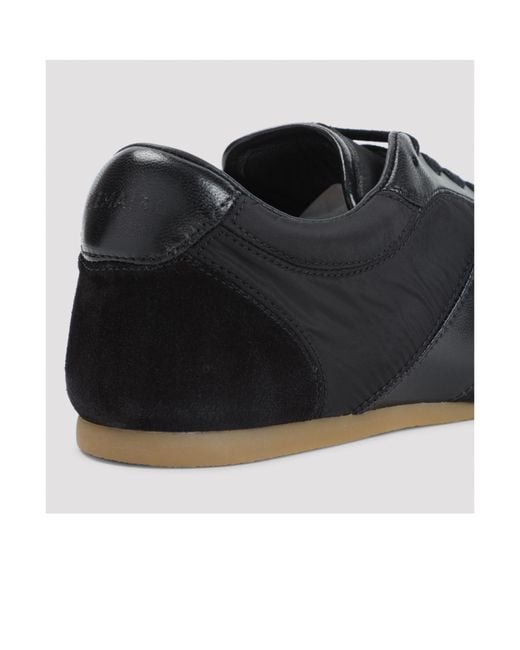 Lemaire Black Quilted Soft Sneakers