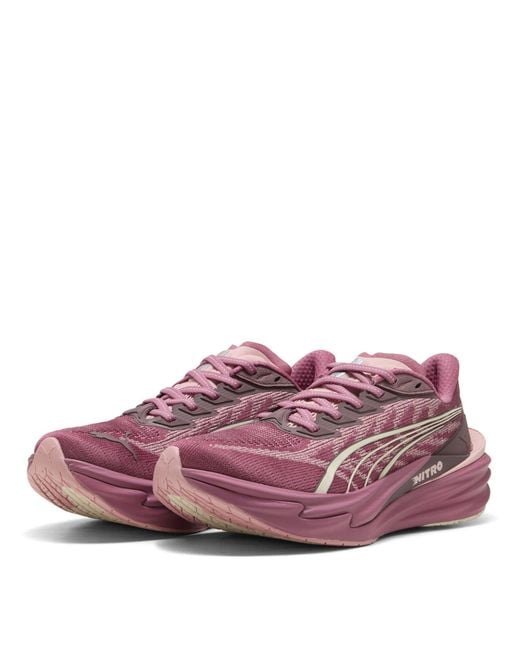 PUMA Purple Lightweight Cushioning Running Shoes