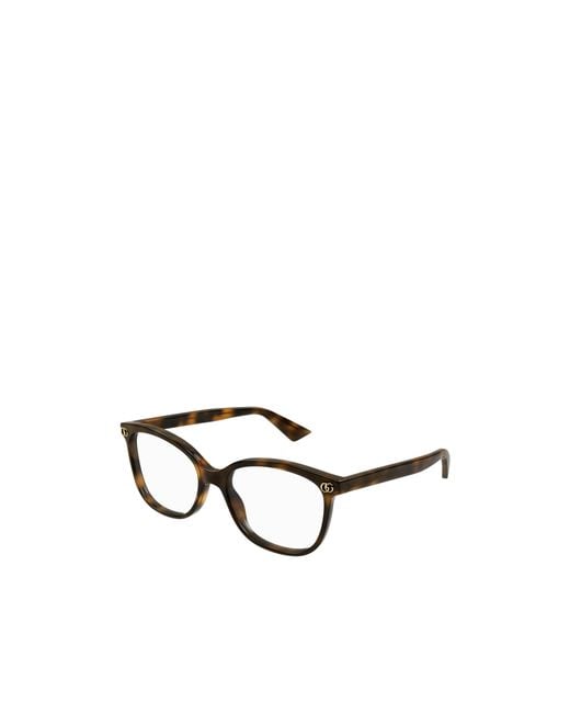 Gucci White Eyewear Gg1816O Cat-Eye Glasses And Frames
