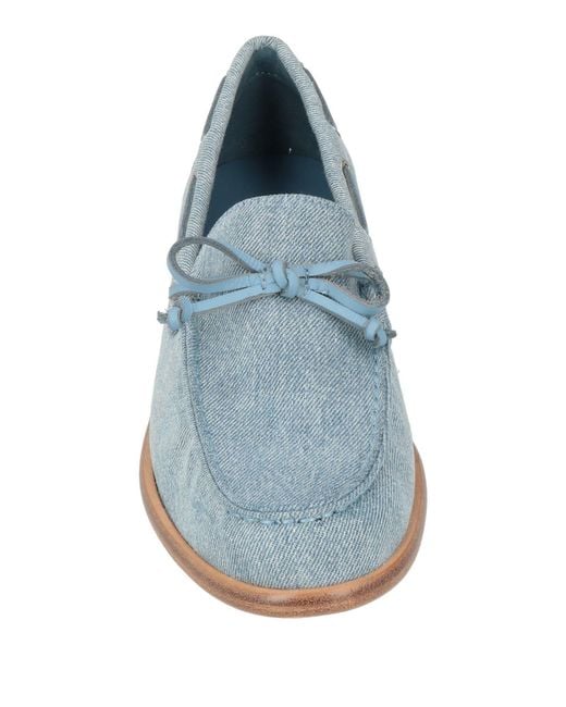 Rag & Bone Blue Denim Boat Shoes