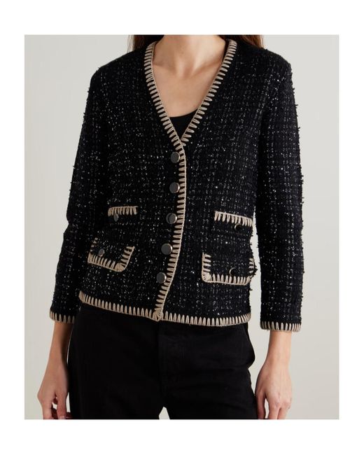 Veronica Beard Black Ceriani Tweed Jacket