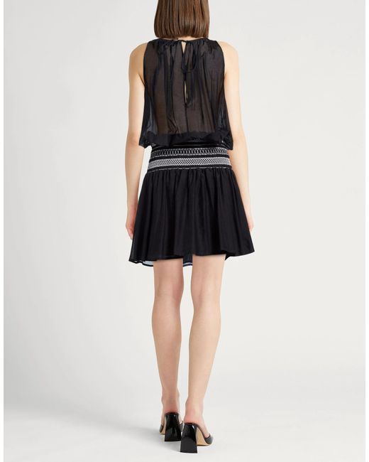Tory Burch Black Color-Block Sleeveless Dress