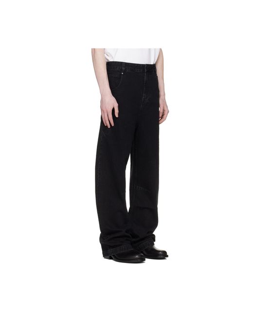 Entire studios Black Gem Jeans for men
