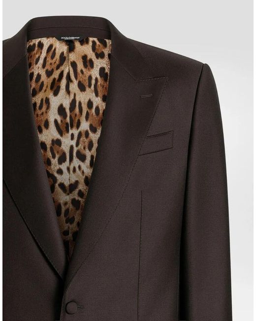 Dolce & Gabbana Black Single-Breasted Jacket for men