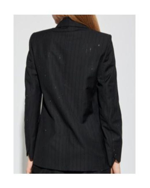 Zadig & Voltaire Black Valse Single Breasted Blazer