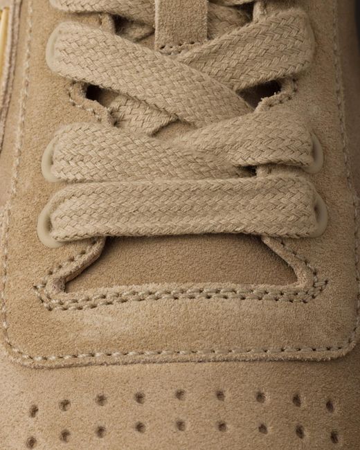 Prada Natural Downtown Lace-Up Sneakers
