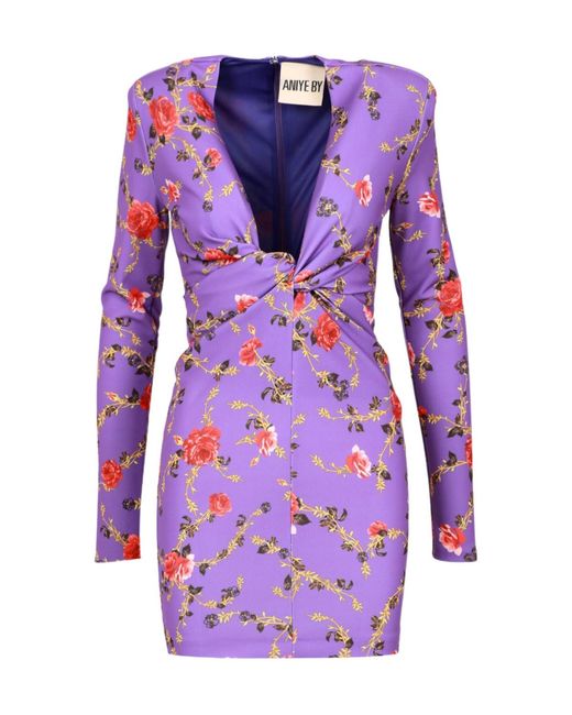 Aniye By Purple Long Sleeve Dress