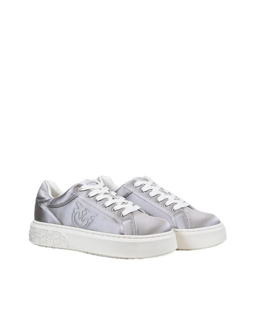 Pinko Gray Yoko 11 Sneaker