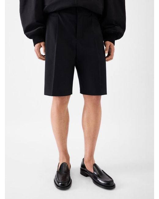 Jacquemus Black Belt Loop Shorts for men