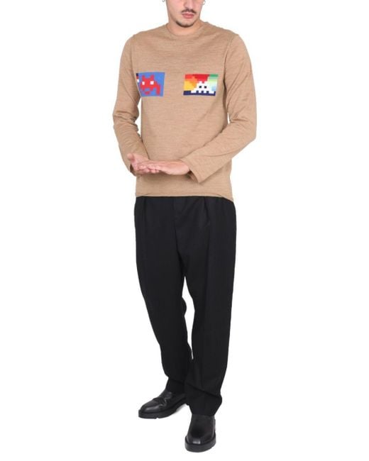 Comme des Garçons White Logo Sweater for men
