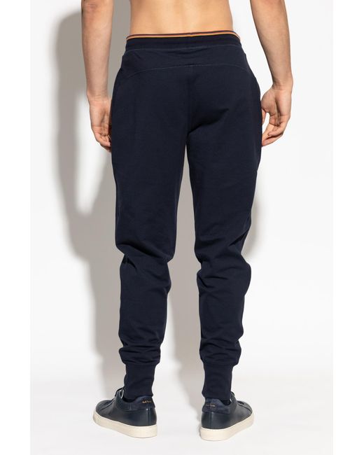 Paul Smith Blue Drawstring Sweatpants for men